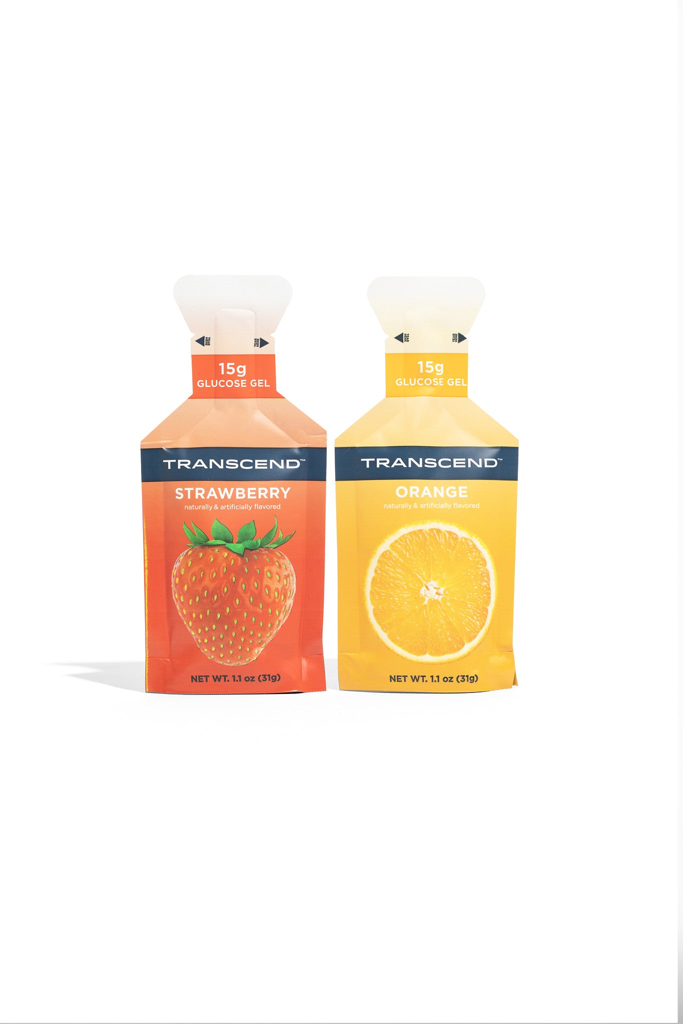 Strawberry + Orange 15g Glucose Gels