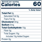 Mixed Berry Glucose Shots Nutrition Label