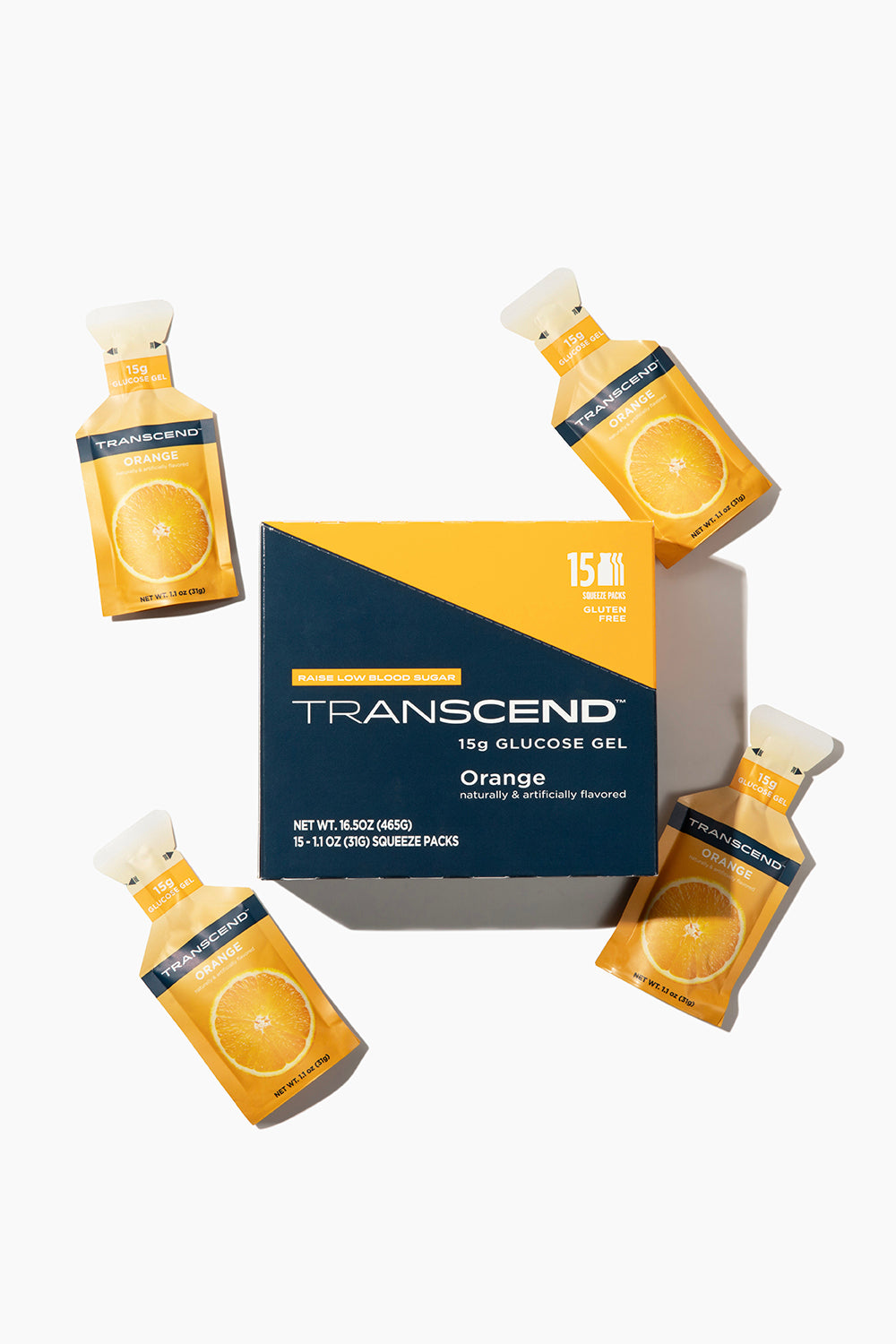 15g Orange Glucose Gels