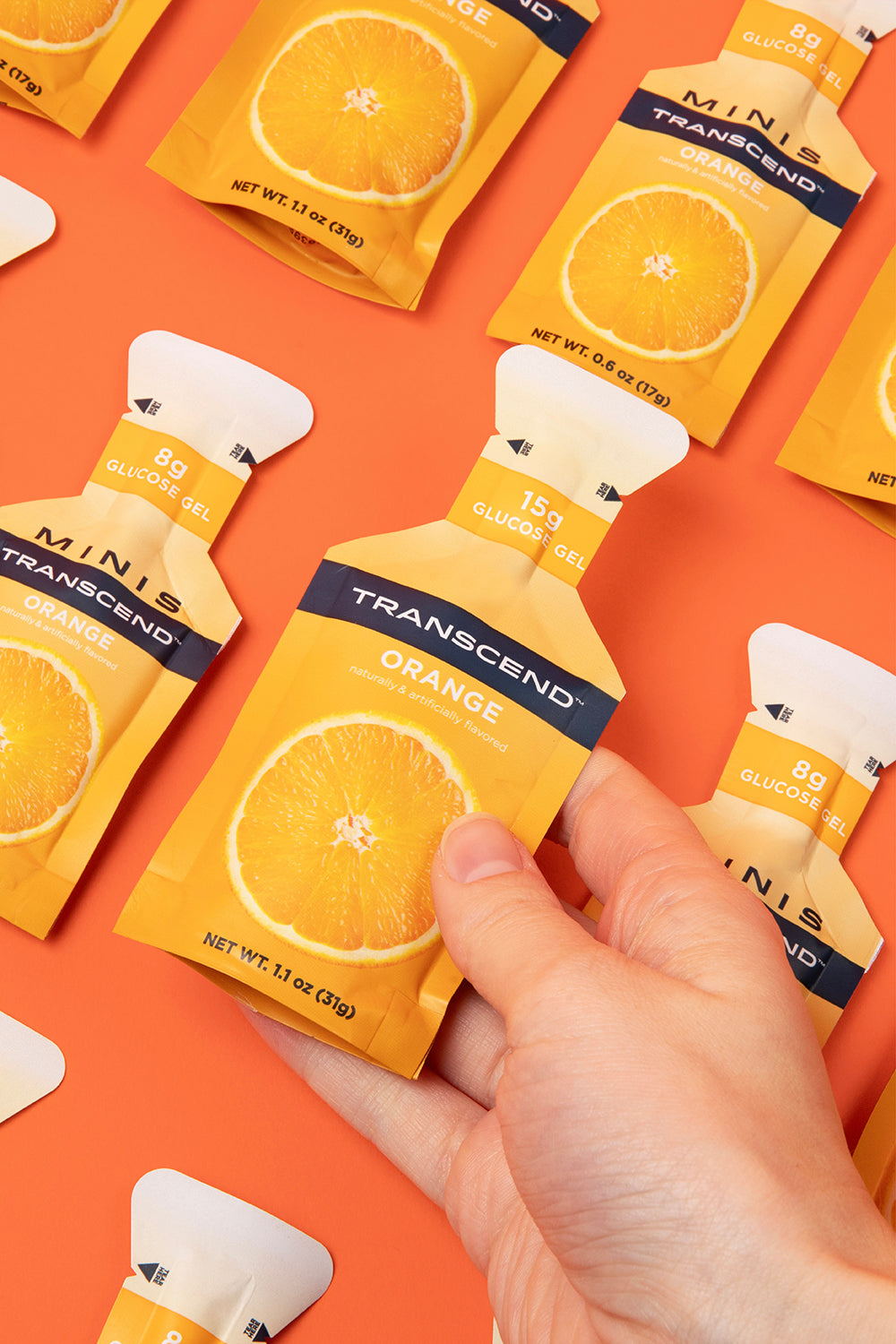 15g Orange Glucose Gels